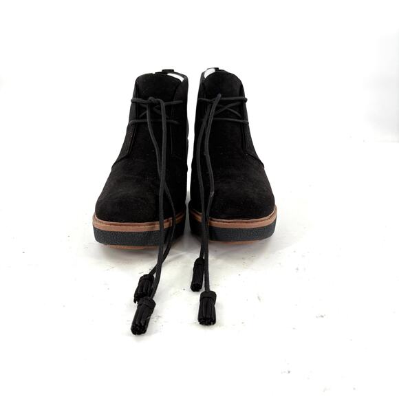 Dr. Scholl's Aurora Wedge Booties 7 Black NWOT Boots Ankle Dr Scholls Comfort - Picture 8 of 8